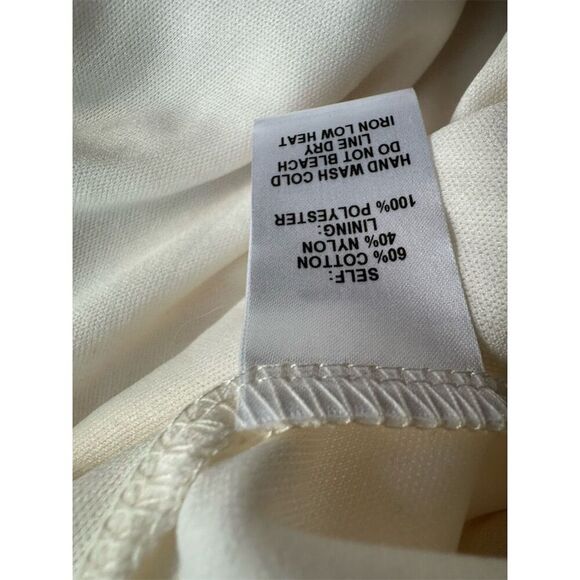 Lulus Women's Ivory Lace Maxi Dress Size M Formal Sleeveless V-Neck - Picture 6 of 7